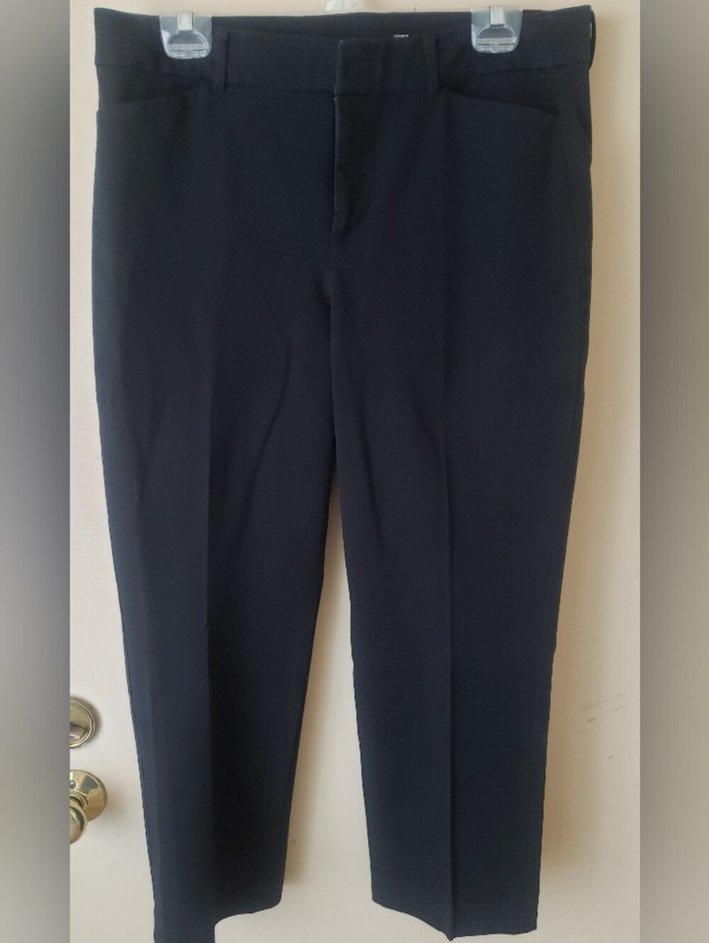 Old Navy Women's Pixie Straight High Rise Pant, Black, Size 14